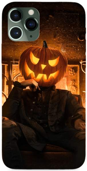 Scary pumpkin man