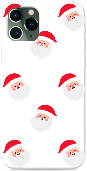 Santa with snowflakes