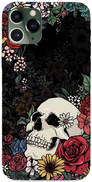 Flower skull