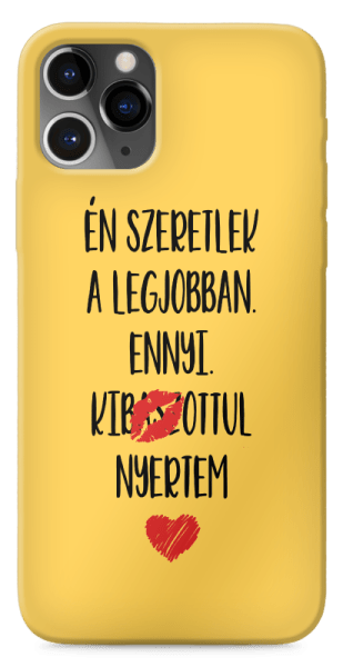 én nyertem - sárga