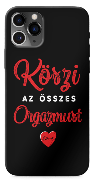 Köszi az összes orgazmust - fekete