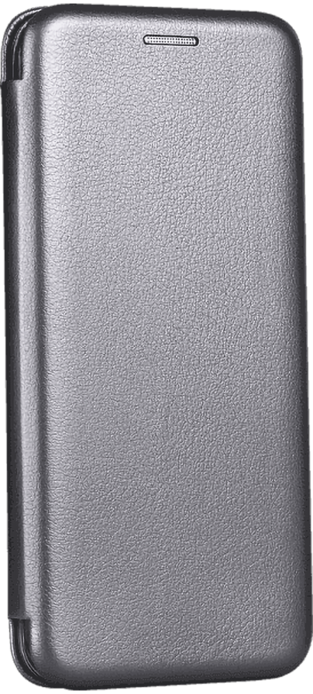 Samsung Galaxy M11 (SM-M115F) oldalra nyíló mágneses flipes bőrtok prémium minőség ezüst