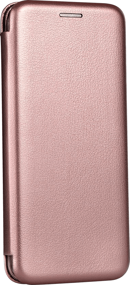 LG K42 oldalra nyíló mágneses flipes bőrtok prémium minőség rozéarany