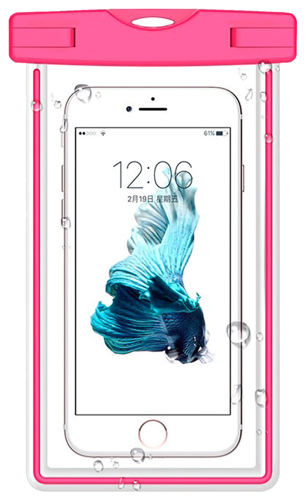 Samsung Galaxy J3 2018 (J337) vízálló tok Devia Ranger univerzális rózsaszín