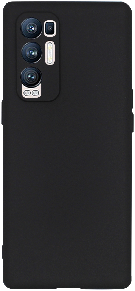 Oppo Find X3 Neo szilikon tok kameravédővel matt fekete