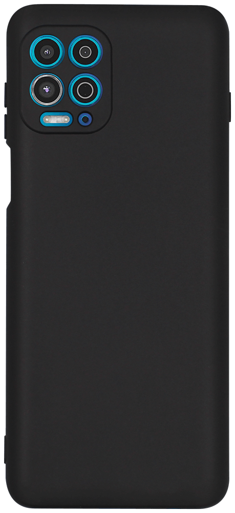 Motorola Moto G100 szilikon tok kameravédővel matt fekete