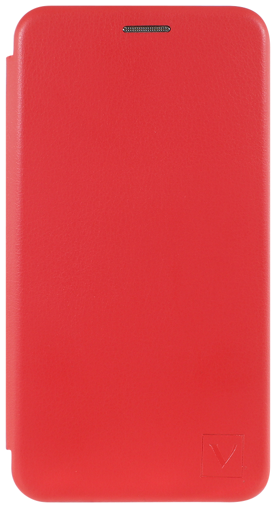 Apple iPhone 13 Pro oldalra nyíló mágneses flipes bőrtok prémium minőség piros