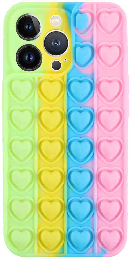 Apple iPhone 13 Pro szilikon tok Heart Pop It