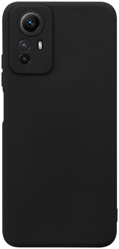 Xiaomi Redmi Note 12S szilikon tok kameravédővel matt fekete