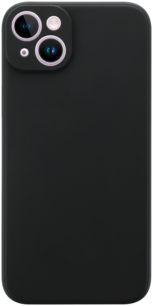 Apple iPhone 14 Plus szilikon tok kameravédővel matt fekete