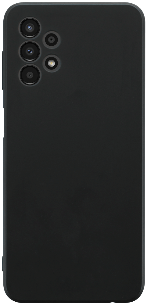 Samsung Galaxy A13 4G (SM-A135F) szilikon tok kameravédővel matt fekete