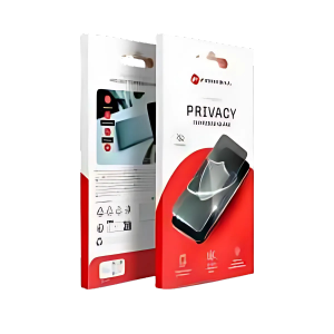 Forcell Privacy, Edzett üveg - Iphone 12 / 12 Pro készülékhez - fekete