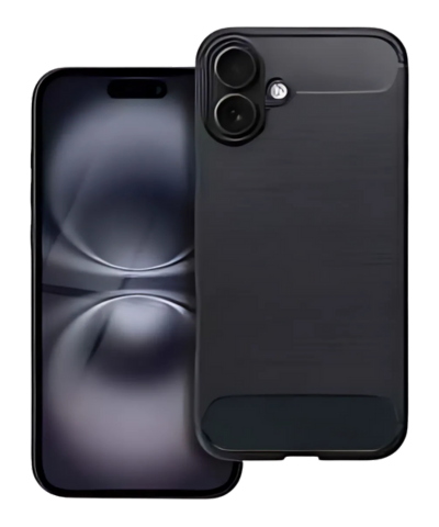 CARBON tok iPhone 16 Plus-hoz – Fekete színben