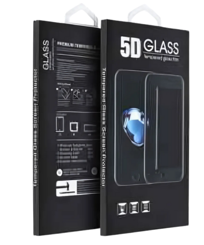 5D Full Glue edzett üveg iPhone 16-hoz, fekete színben, adatvédelemmel és teljes felületi ragasztással a maximális védelemért és diszkrécióért