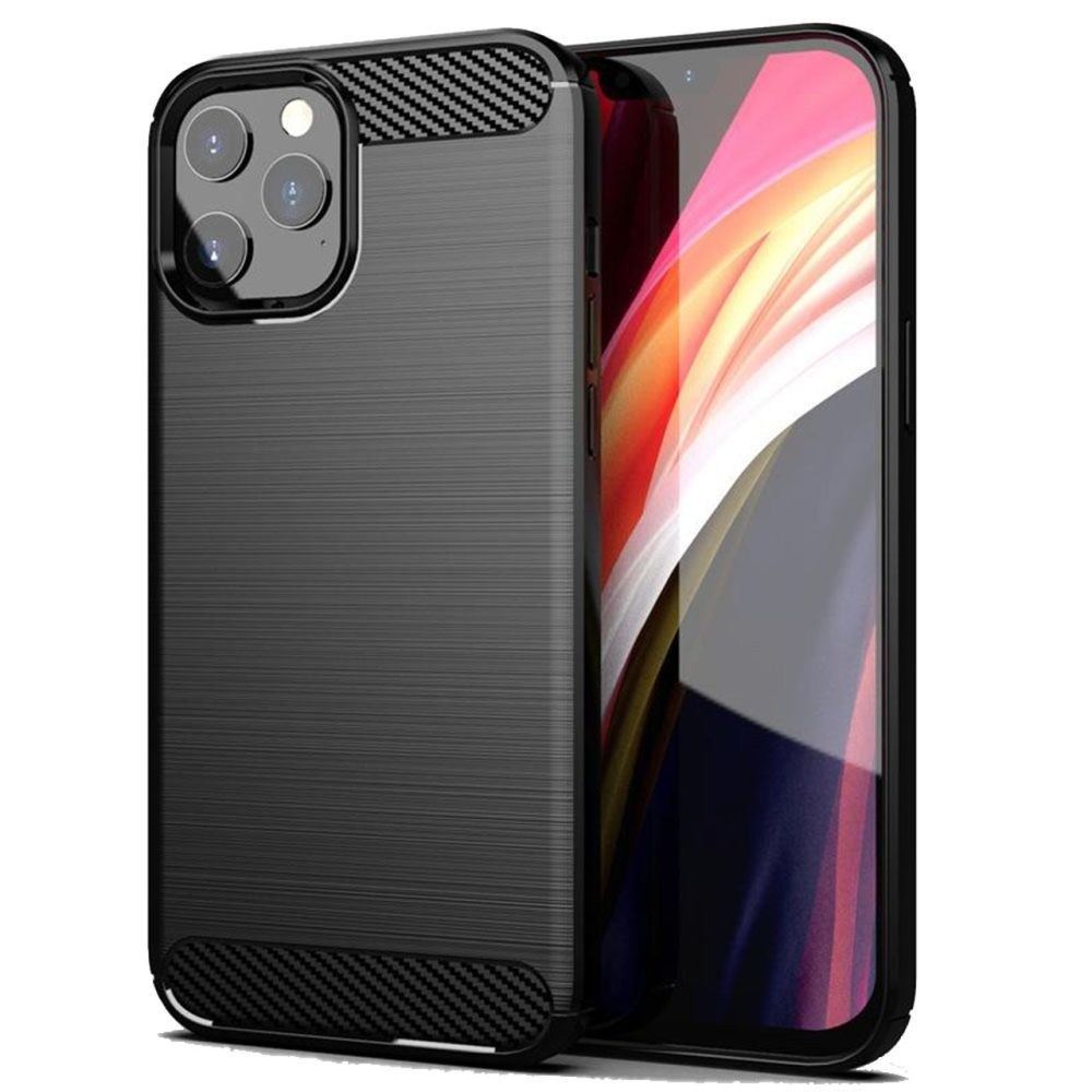 CARBON Tok iPhone 15 Pro Max-hoz – Elegáns Védelem Fekete Színben